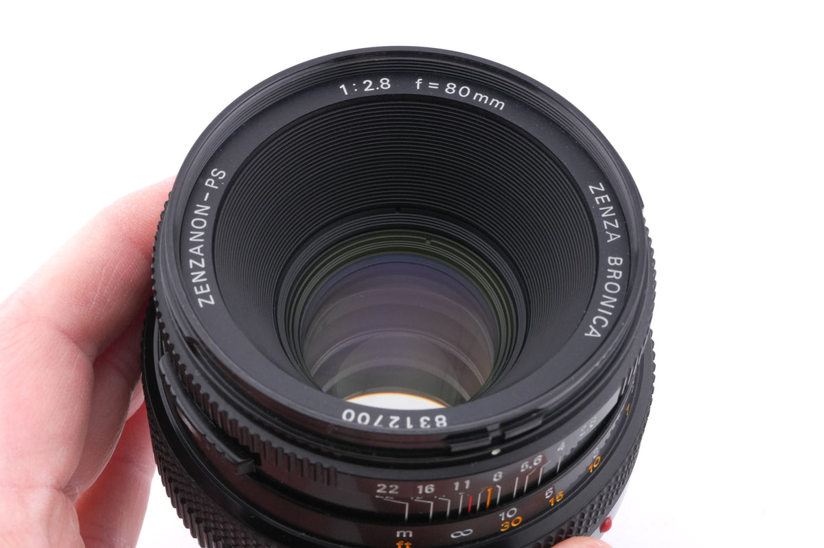 Zenza Bronica SQ-Ai + Waist Level Finder + SQ-i 6x6 120 Roll Film Back + 80mm f2.8 Zenzanon-PS