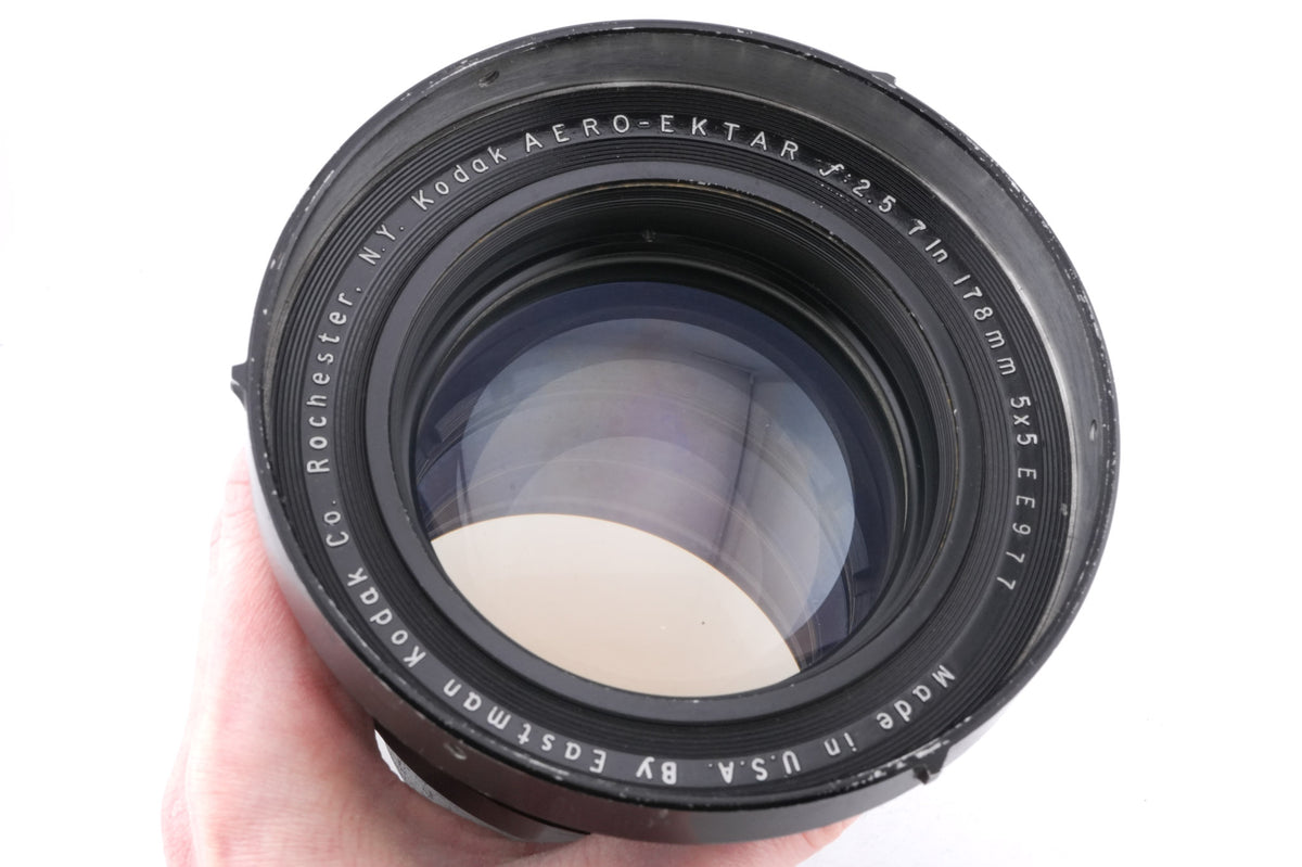 Kodak 178mm f2.5 7" Aero-Ektar 5x5