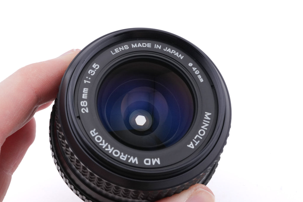 Minolta 28mm f3.5 MD W.Rokkor