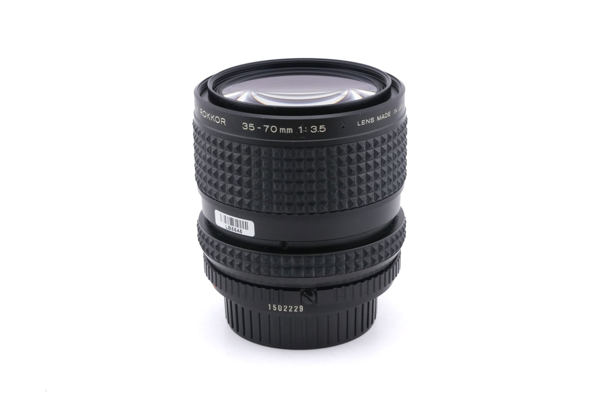 Minolta 35-70mm f3.5 MD Zoom Rokkor