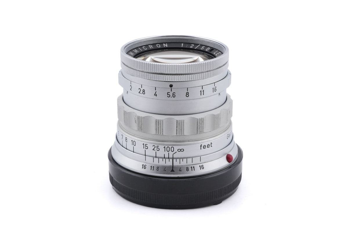Leica 50mm f2 Summicron (Type II) (Silver, SOOIC-MS / SOSIC / 11118 / 11618 / 11818)