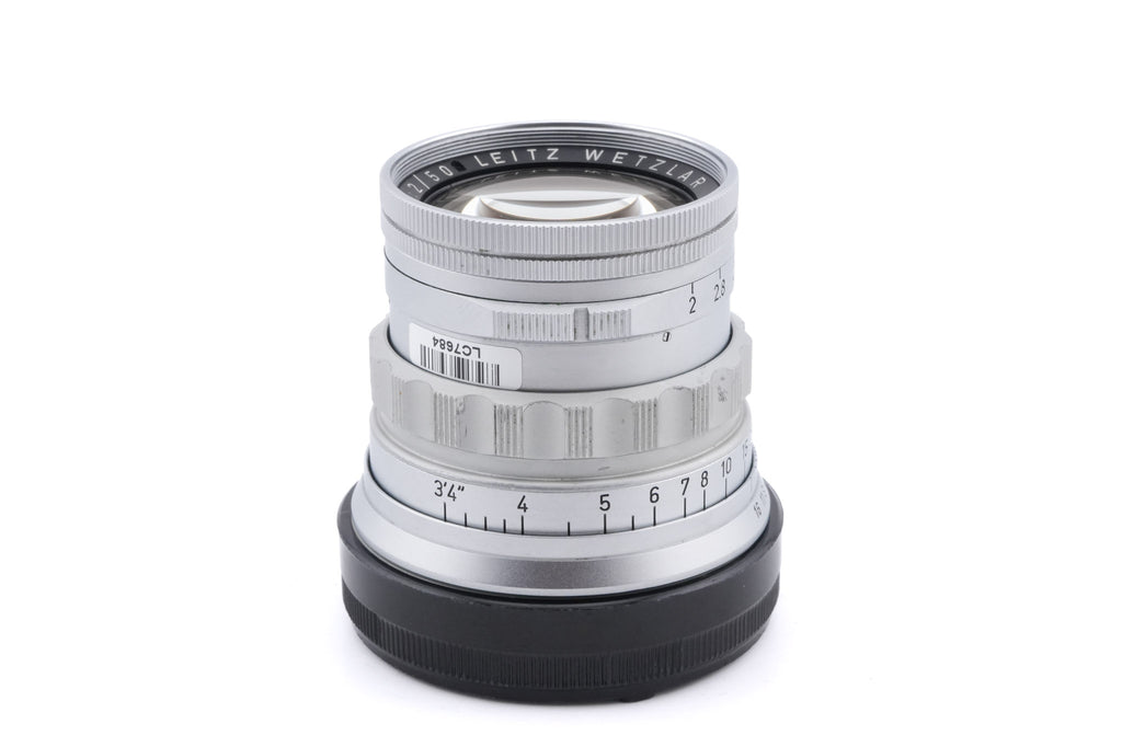 Leica 50mm f2 Summicron (Type II) (Silver, SOOIC-MS / SOSIC / 11118 / 11618 / 11818)