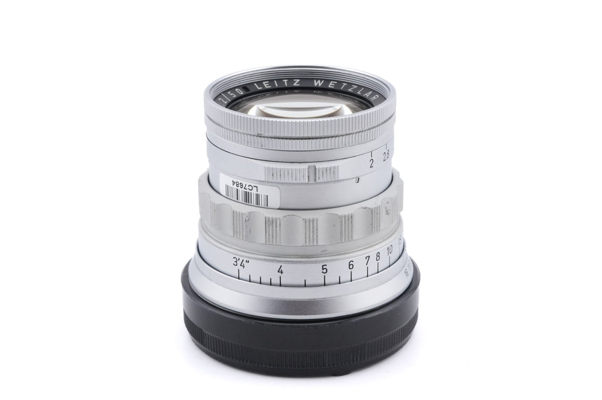 Leica 50mm f2 Summicron (Type II) (Silver, SOOIC-MS / SOSIC / 11118 / 11618 / 11818)