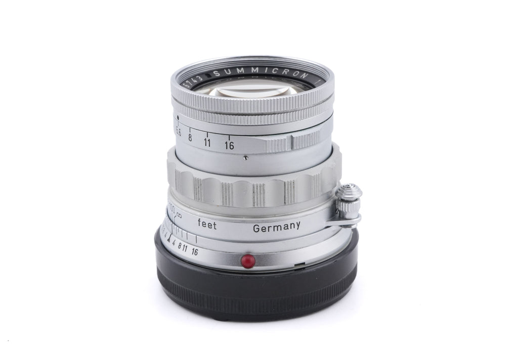Leica 50mm f2 Summicron (Type II) (Silver, SOOIC-MS / SOSIC / 11118 / 11618 / 11818)