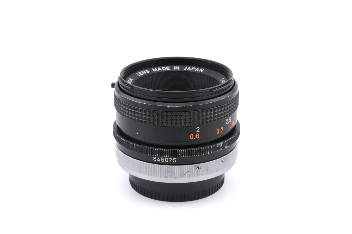 Canon 50mm f1.8 S.C.
