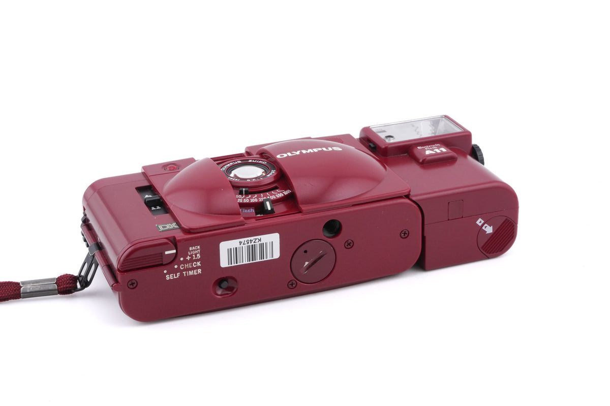 Olympus XA3 (Red) + A11 Electronic Flash