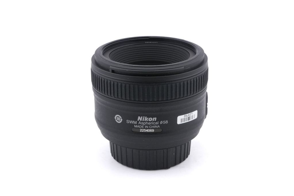Nikon 50mm f1.8 AF-S Nikkor G