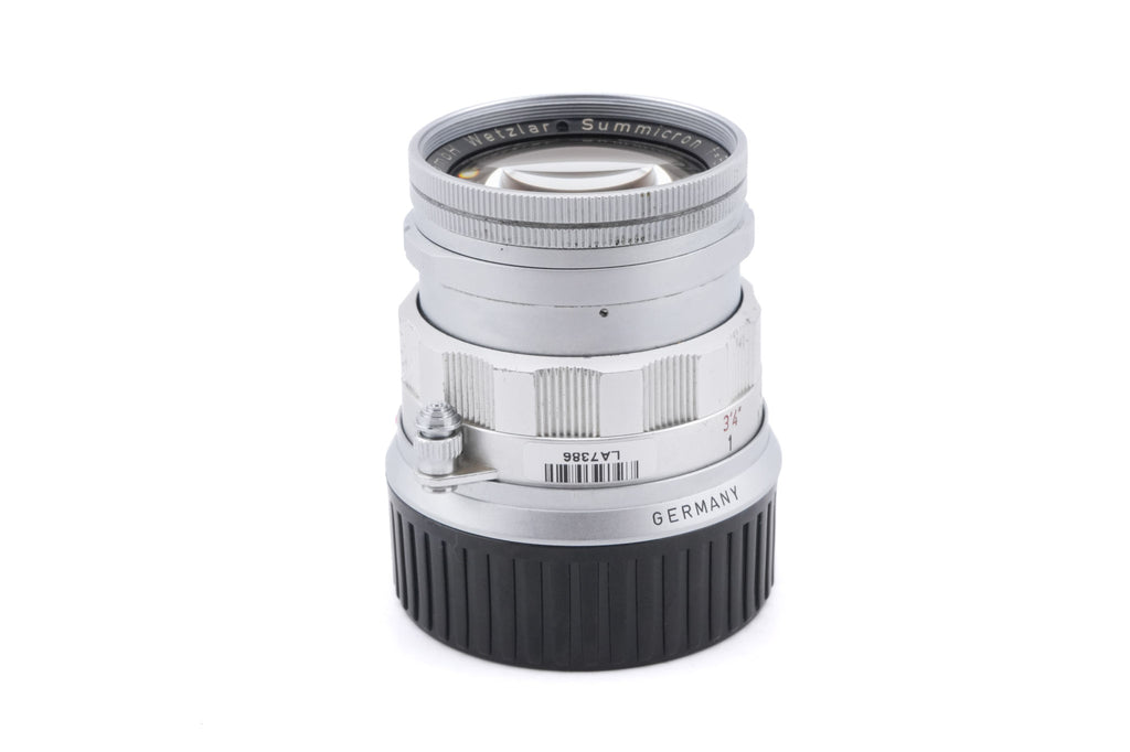 Leica 50mm f2 Summicron (Type II) (Silver, SOOIC-MS / SOSIC / 11118 / 11618 / 11818)