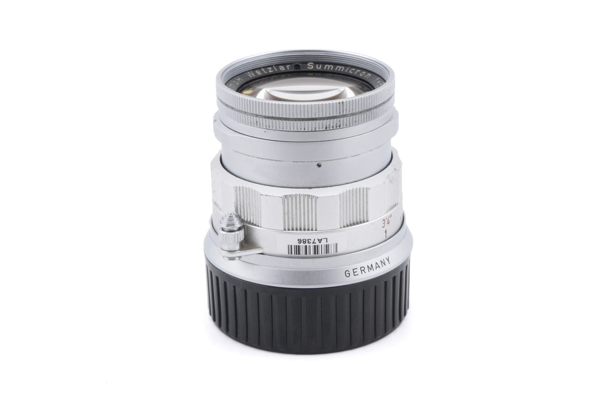 Leica 50mm f2 Summicron (Type II) (Silver, SOOIC-MS / SOSIC / 11118 / 11618 / 11818)