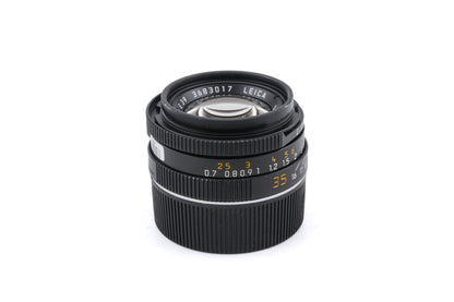 Leica 35mm f2 Summicron-M (Type IV) (Black, 11310)