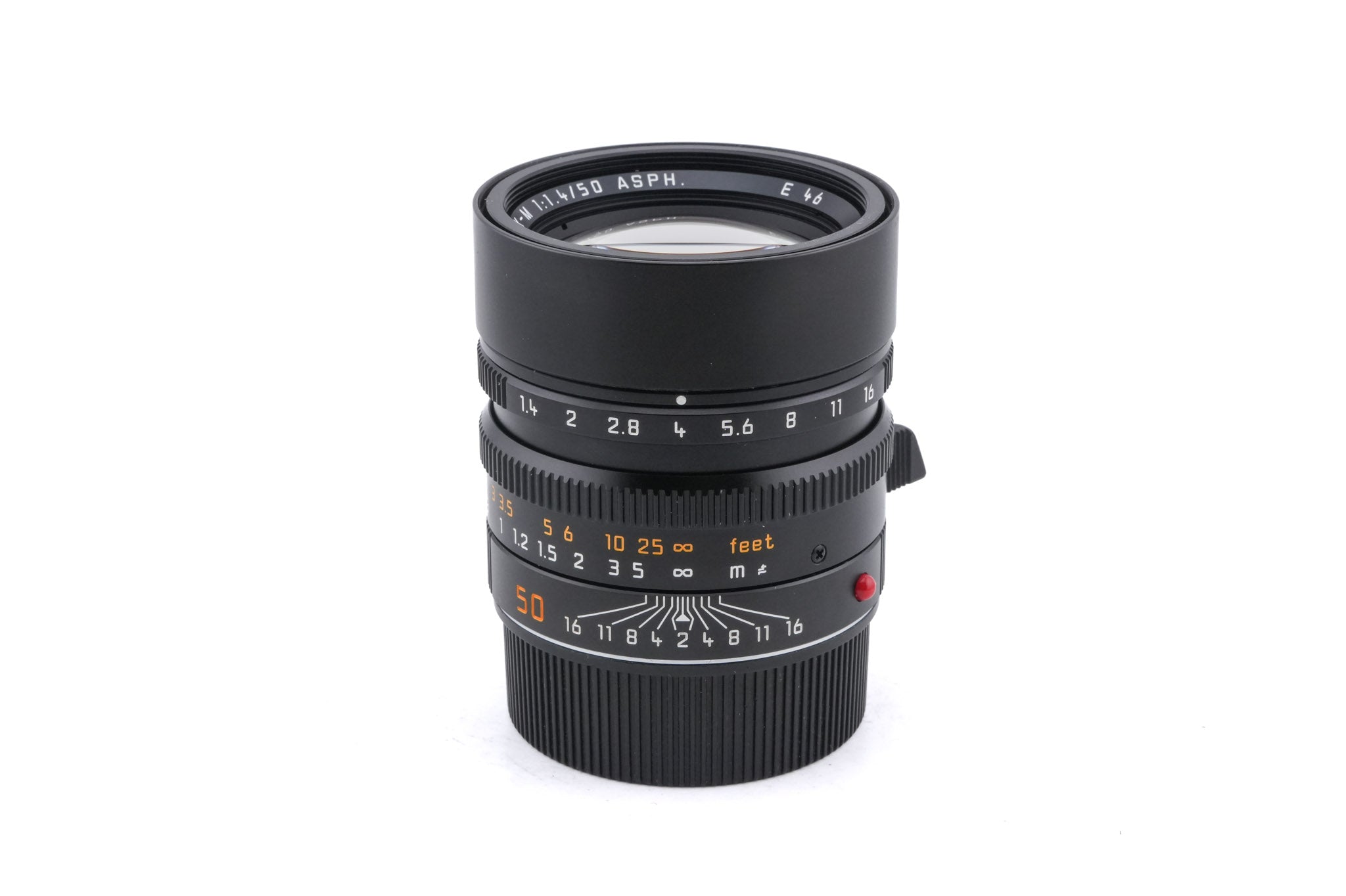 Leica 50mm f1.4 Summilux-M ASPH. (Type I) (Black, 11891 / 11716)