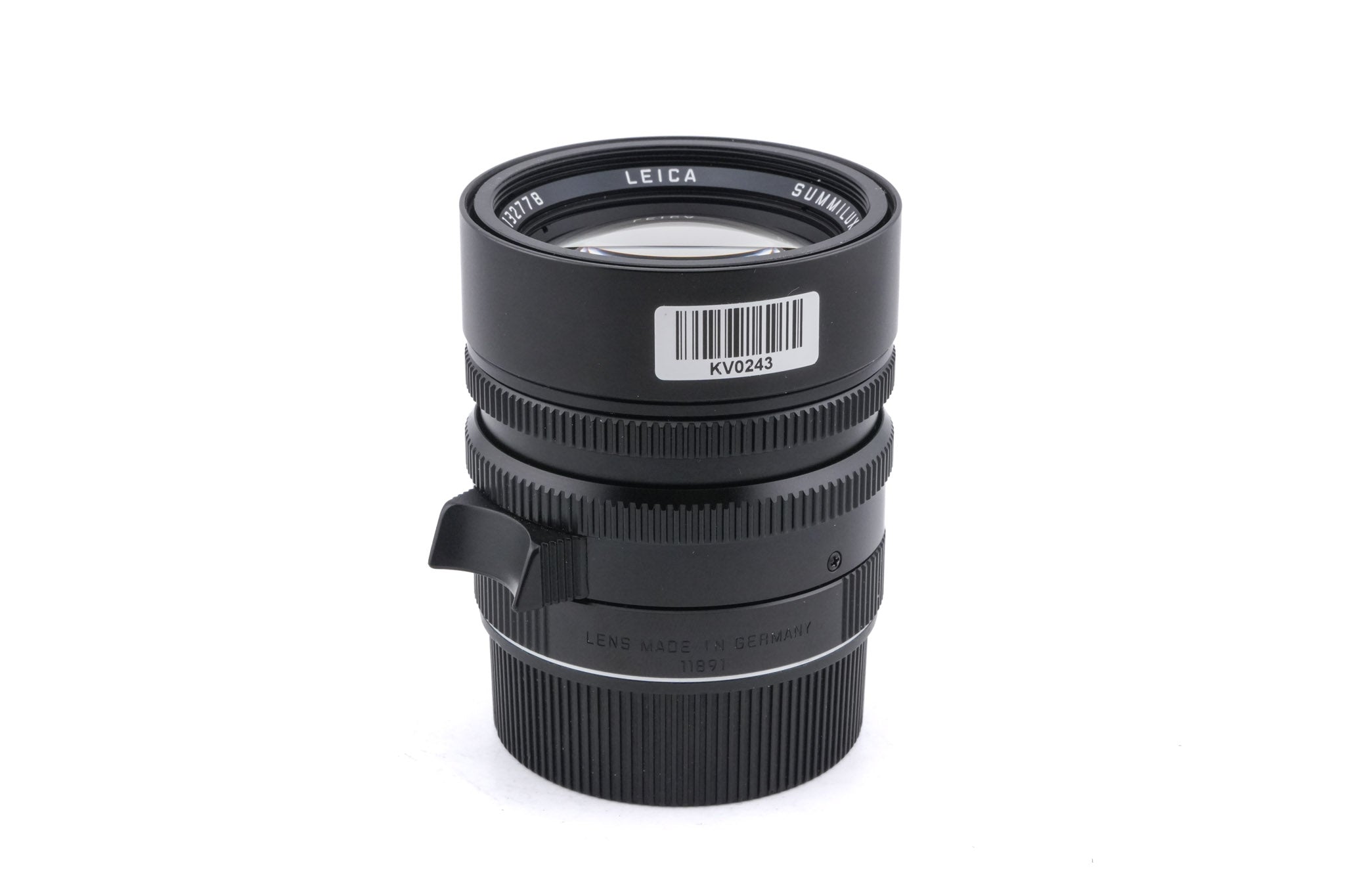 Leica 50mm f1.4 Summilux-M ASPH. (Type I) (Black, 11891 / 11716)