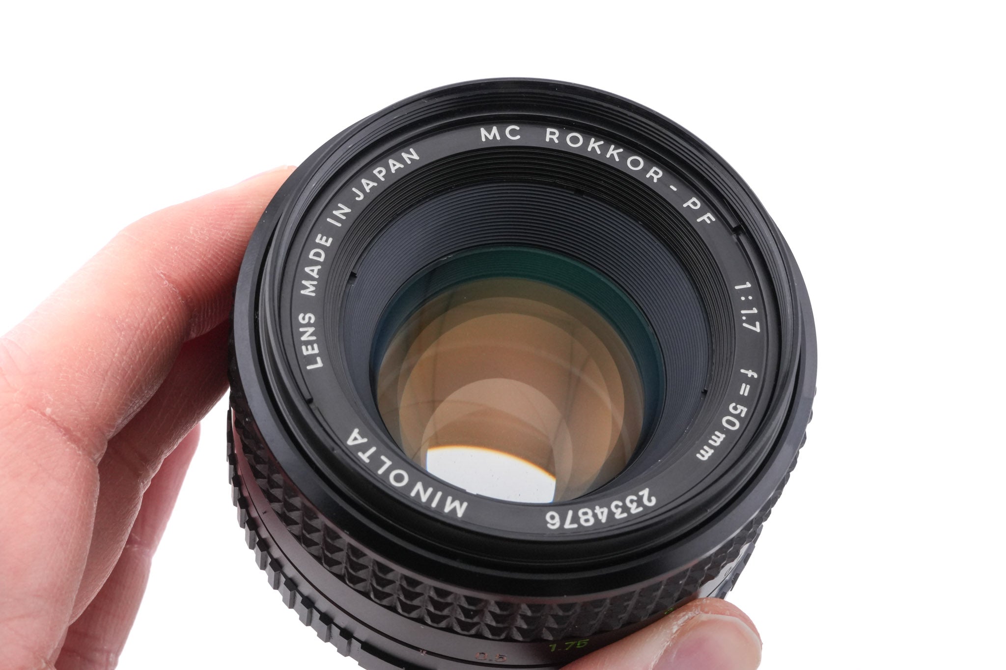 Minolta 50mm f1.7 MC Rokkor-PF