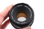 Canon 50mm f1.8 S.C.