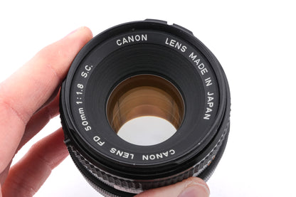 Canon 50mm f1.8 S.C.