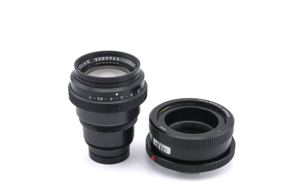 Leica 135mm f4 Tele-Elmar (Optical Lens Unit) (Type I) (11852) + Universal Focusing Mount OTZFO (16464)