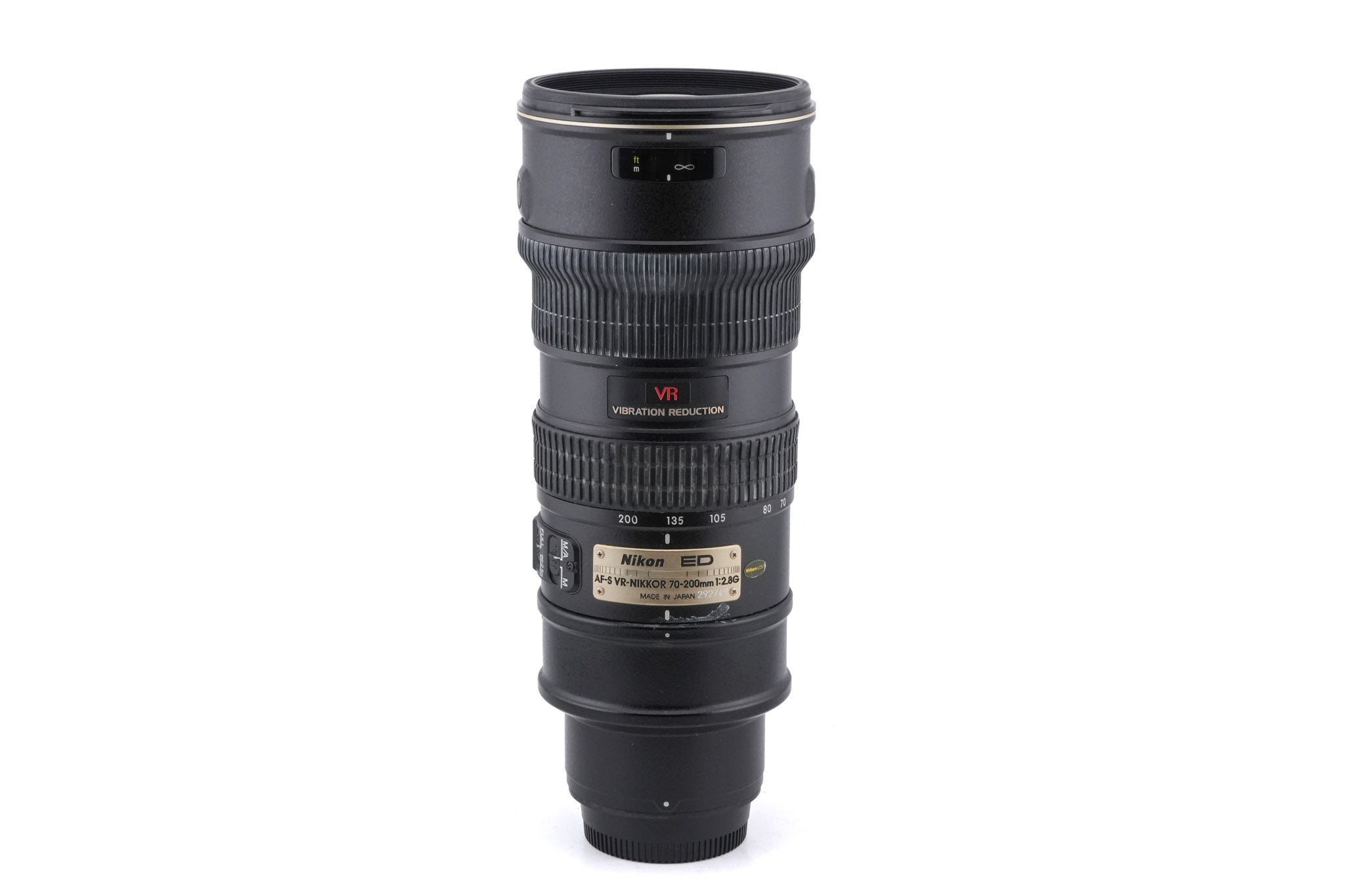 Nikon 70-200mm f2.8 AF-S VR-Nikkor G ED