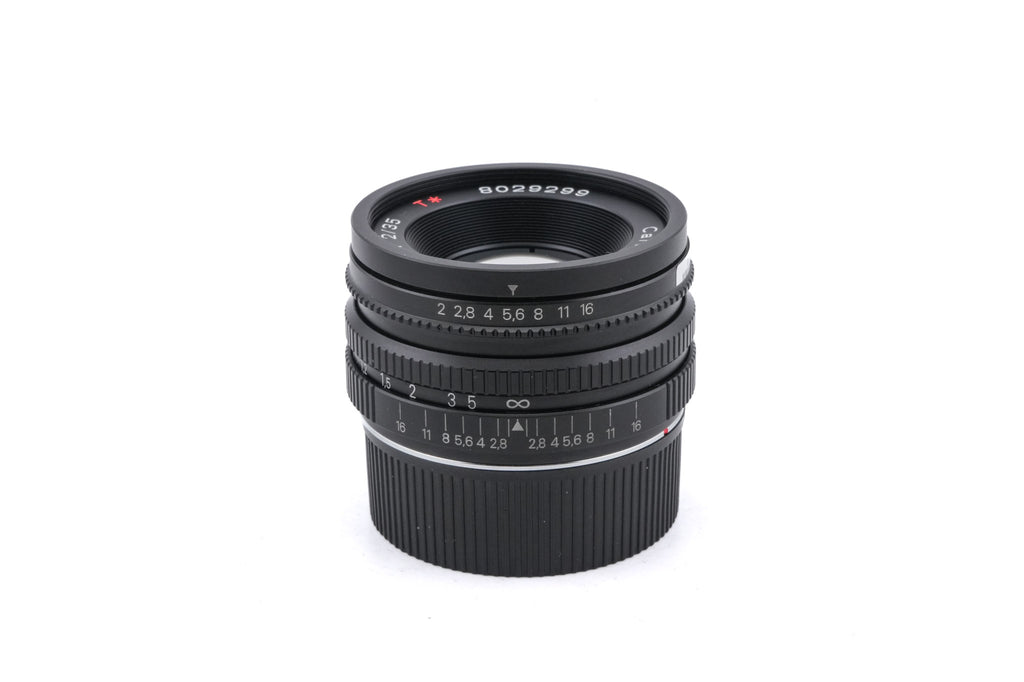 Carl Zeiss 35mm f2 Planar T* (M-mount Rehoused)