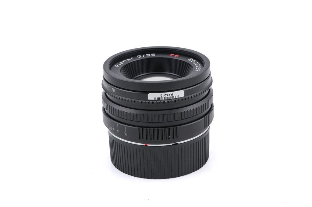 Carl Zeiss 35mm f2 Planar T* (M-mount Rehoused)