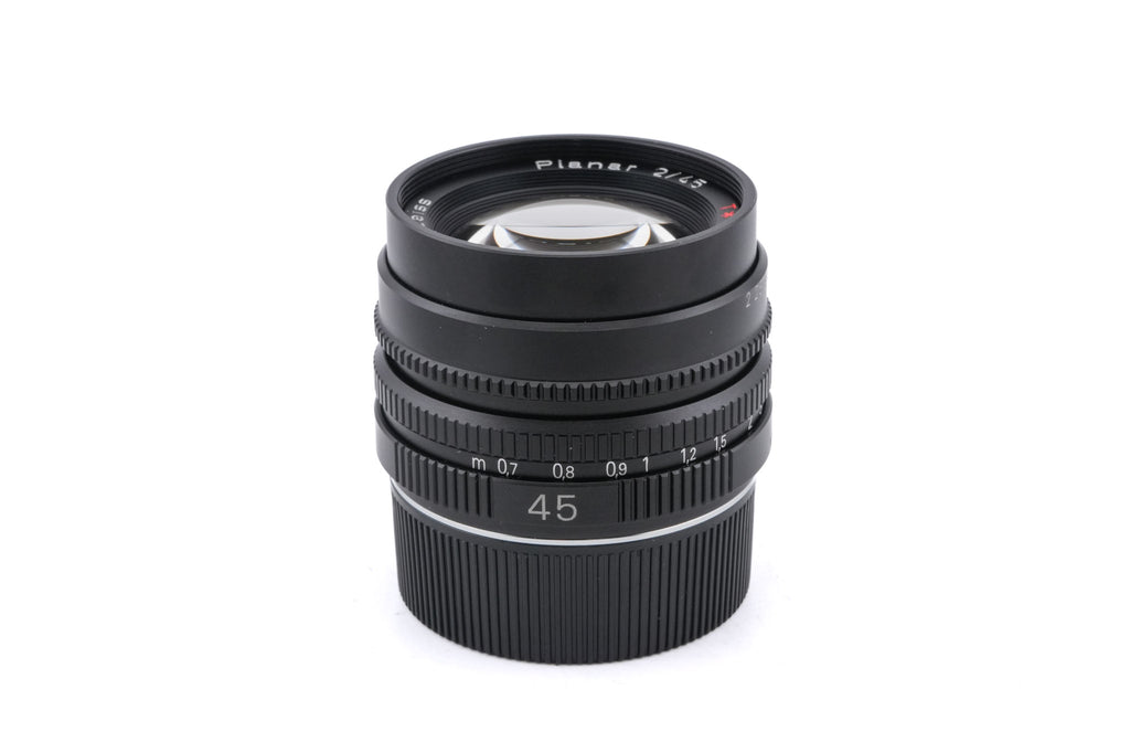 Carl Zeiss 45mm f2 Planar T* (M-mount Rehoused)