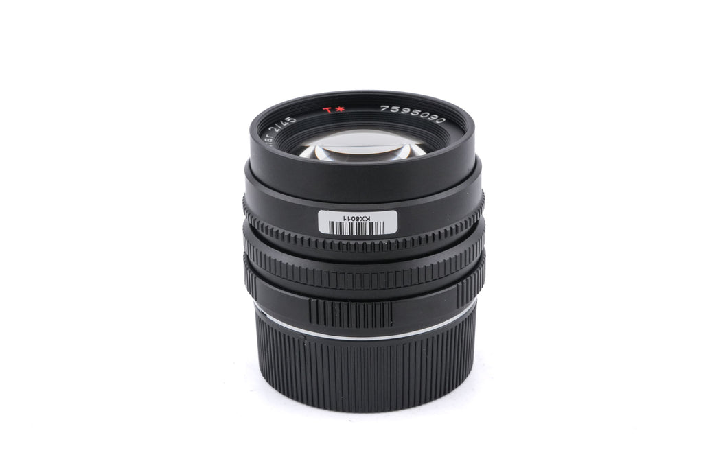 Carl Zeiss 45mm f2 Planar T* (M-mount Rehoused)