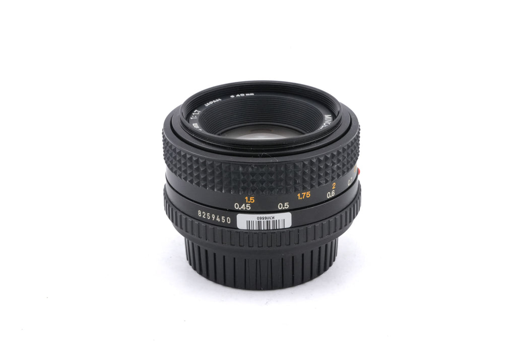 Minolta 50mm f1.7 MD