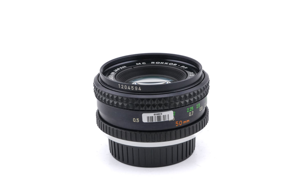 Minolta 50mm f2 MC Rokkor-PF