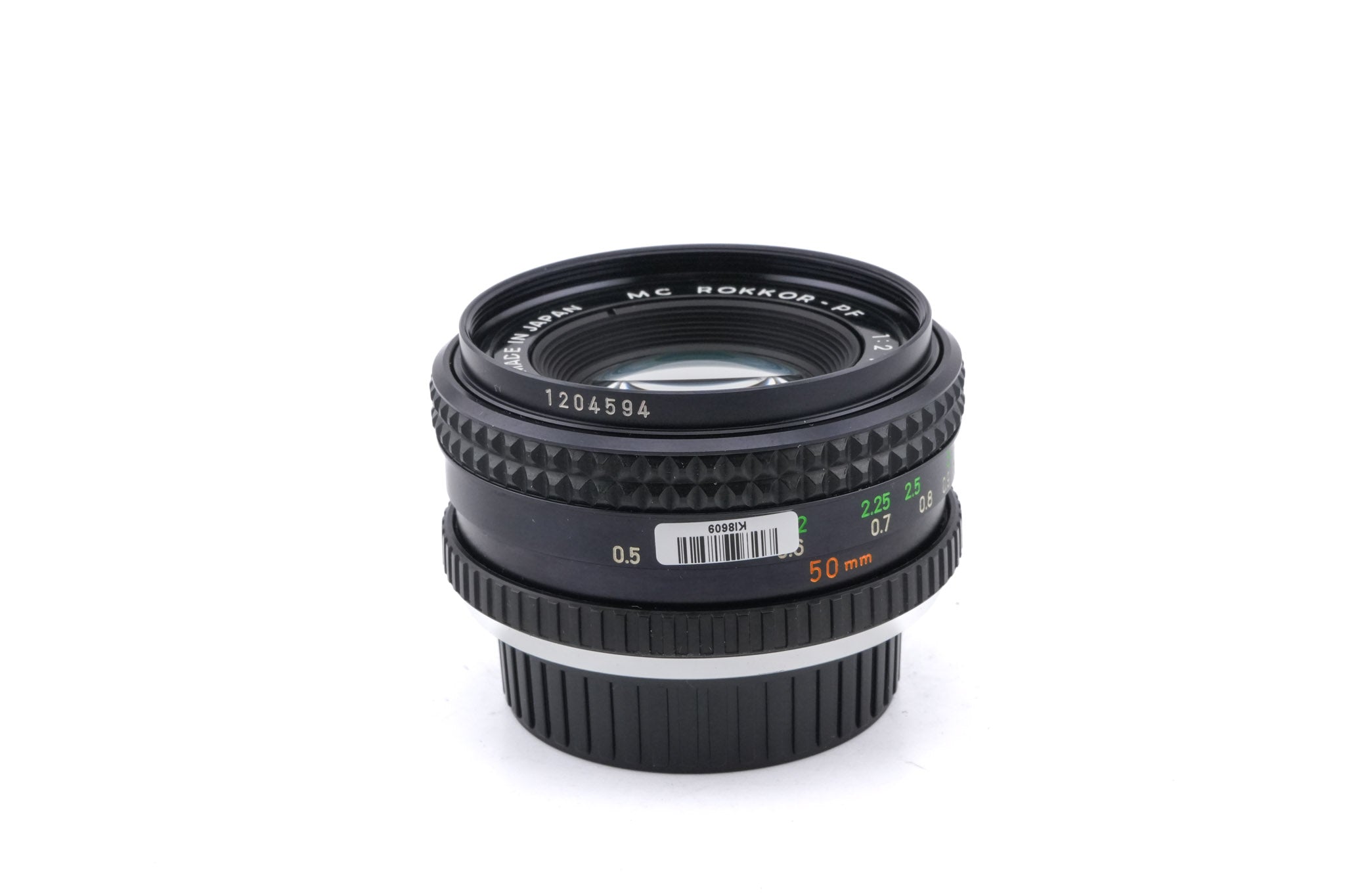 Minolta 50mm f2 MC Rokkor-PF