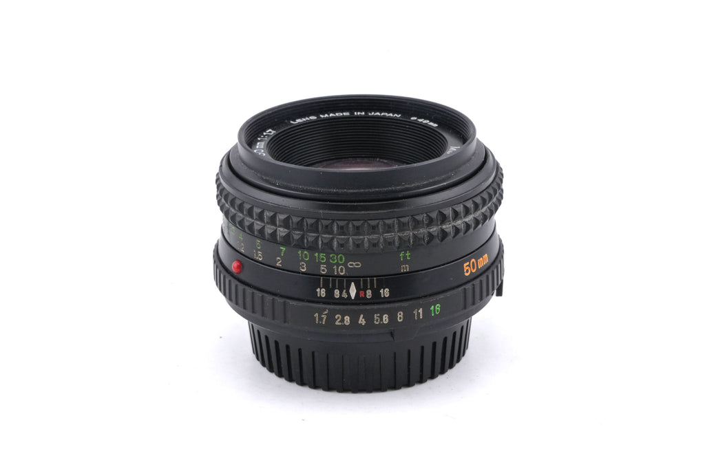 Minolta 50mm f1.7 MD Rokkor