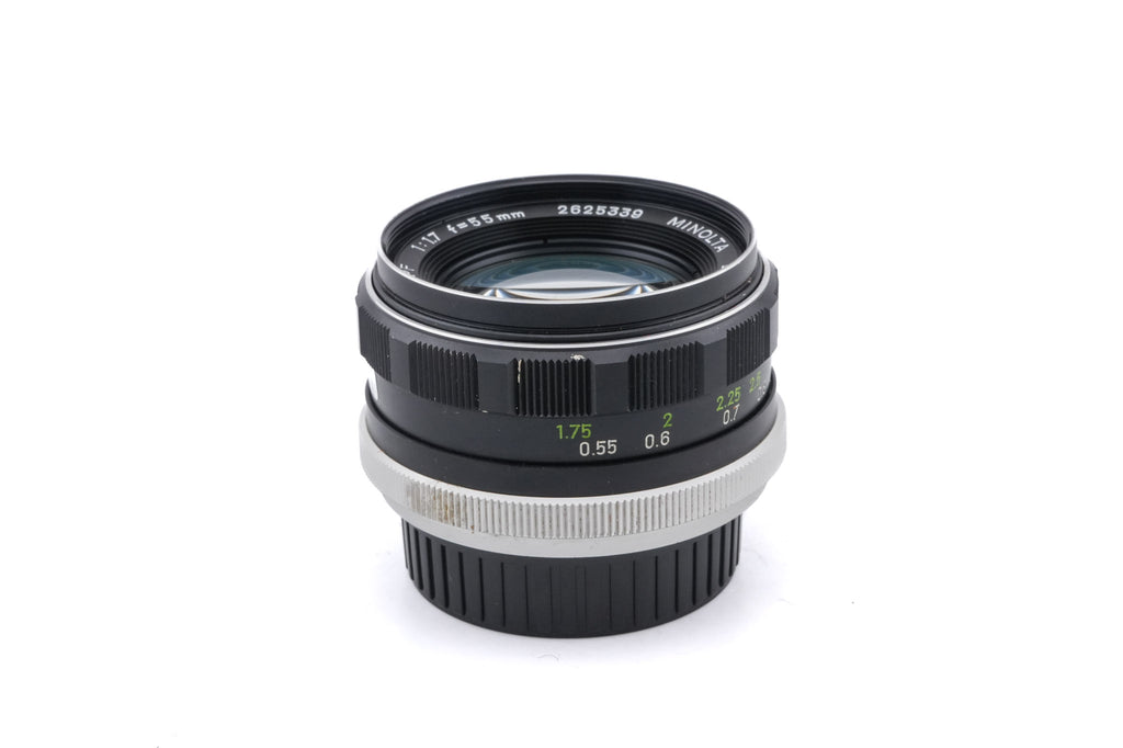 Minolta 55mm f1.7 MC Rokkor-PF