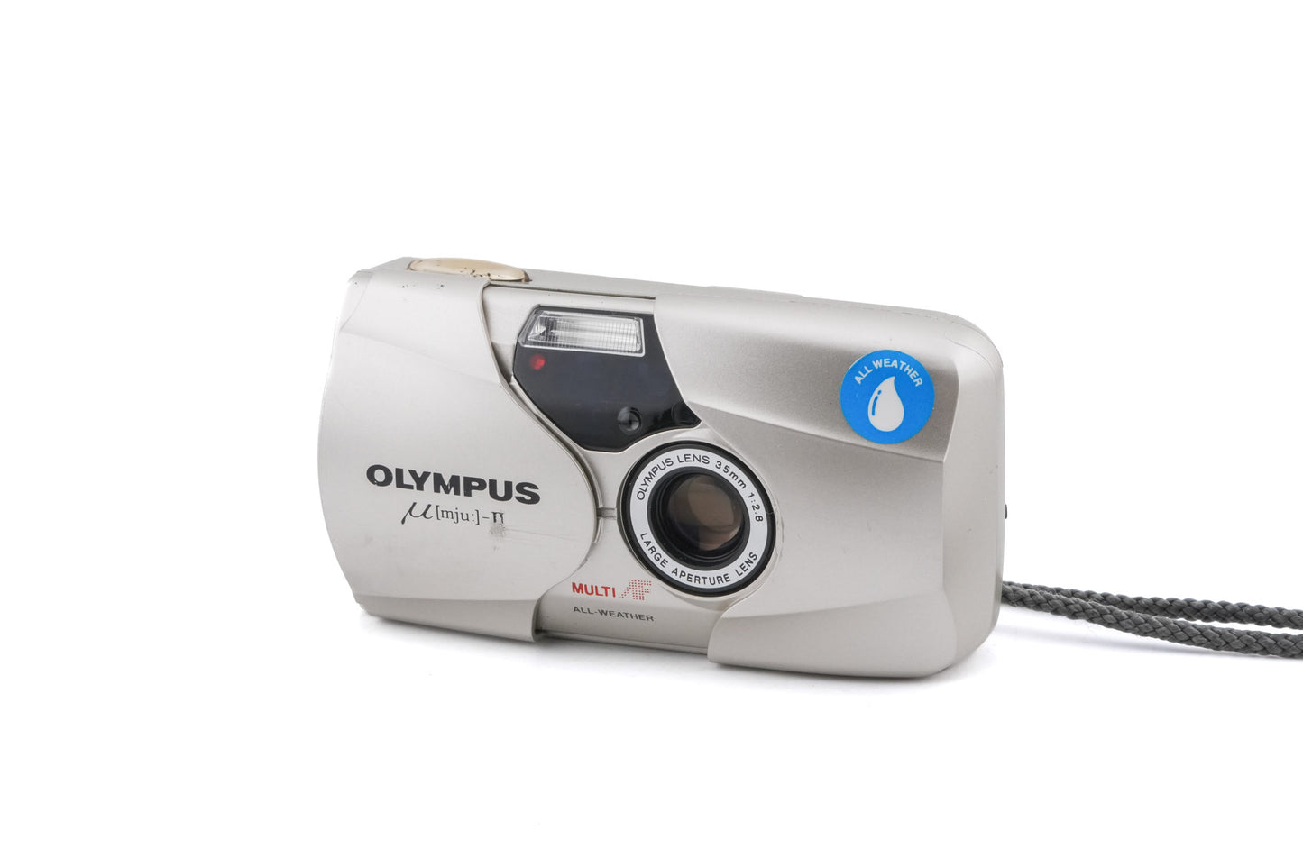 Lot 110 - A Olympus Mju II 35mm Compact Camera Lot 110 - A Olympus Mju II 35mm Compact Camera