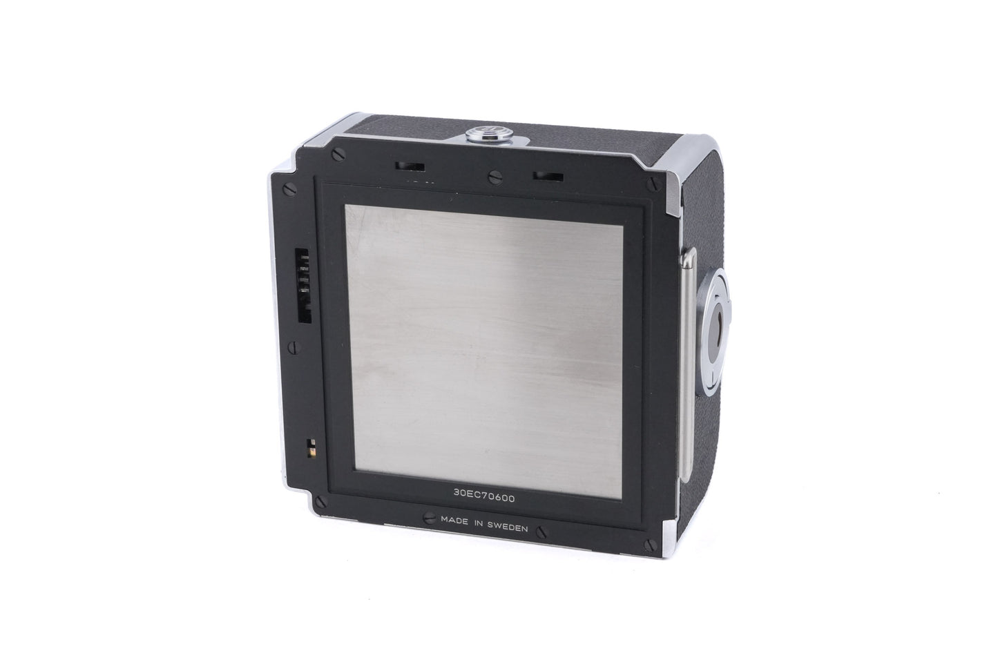 Hasselblad 503CX (Silver, 10026) + A12N Film Magazine + Waist Level Finder (New / Chrome, 42315) + Acute Matte D Standard Focusing Screen (42204) + 60mm f3.5 Distagon T* CFi