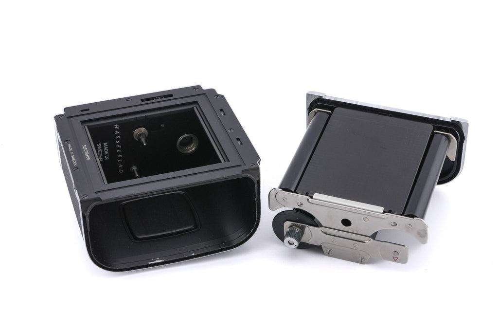 Hasselblad 503CX (Silver, 10026) + A12N Film Magazine + Waist Level Finder (New / Chrome, 42315) + Acute Matte D Standard Focusing Screen (42204) + 60mm f3.5 Distagon T* CFi