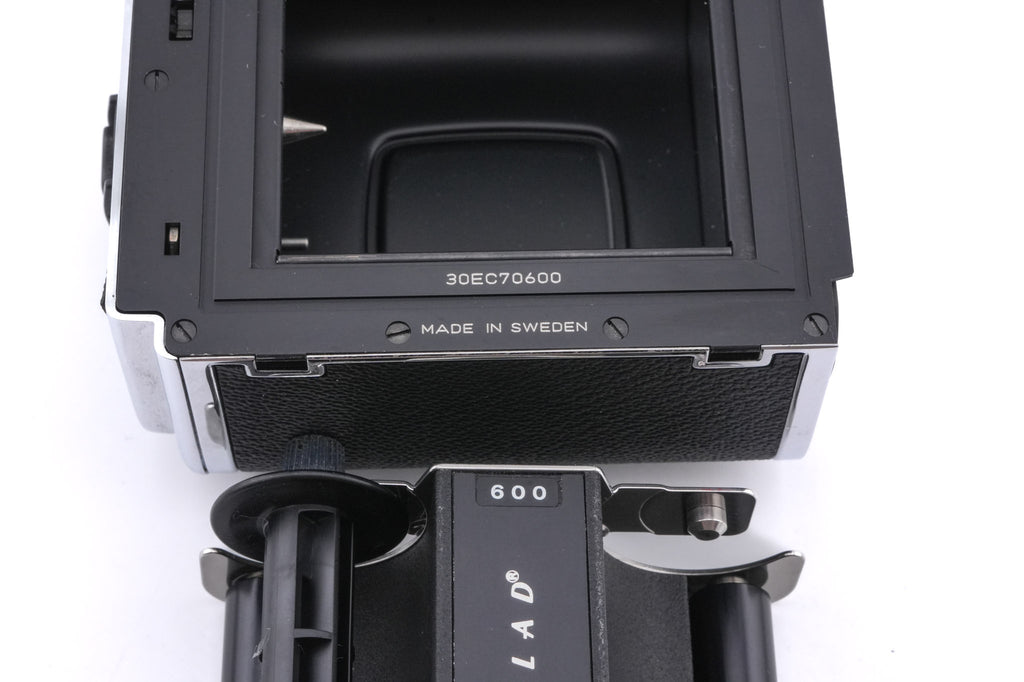 Hasselblad 503CX (Silver, 10026) + A12N Film Magazine + Waist Level Finder (New / Chrome, 42315) + Acute Matte D Standard Focusing Screen (42204) + 60mm f3.5 Distagon T* CFi