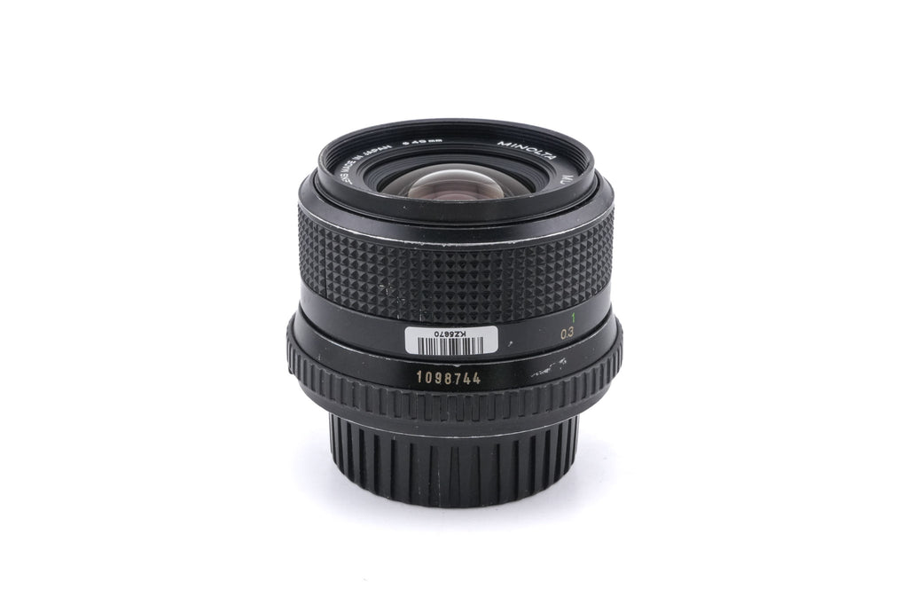 Minolta 28mm f2.8 MD W.Rokkor-X