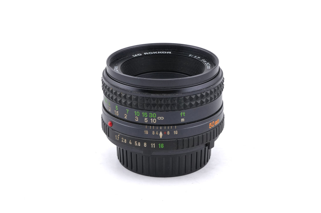 Minolta 50mm f1.7 MD Rokkor