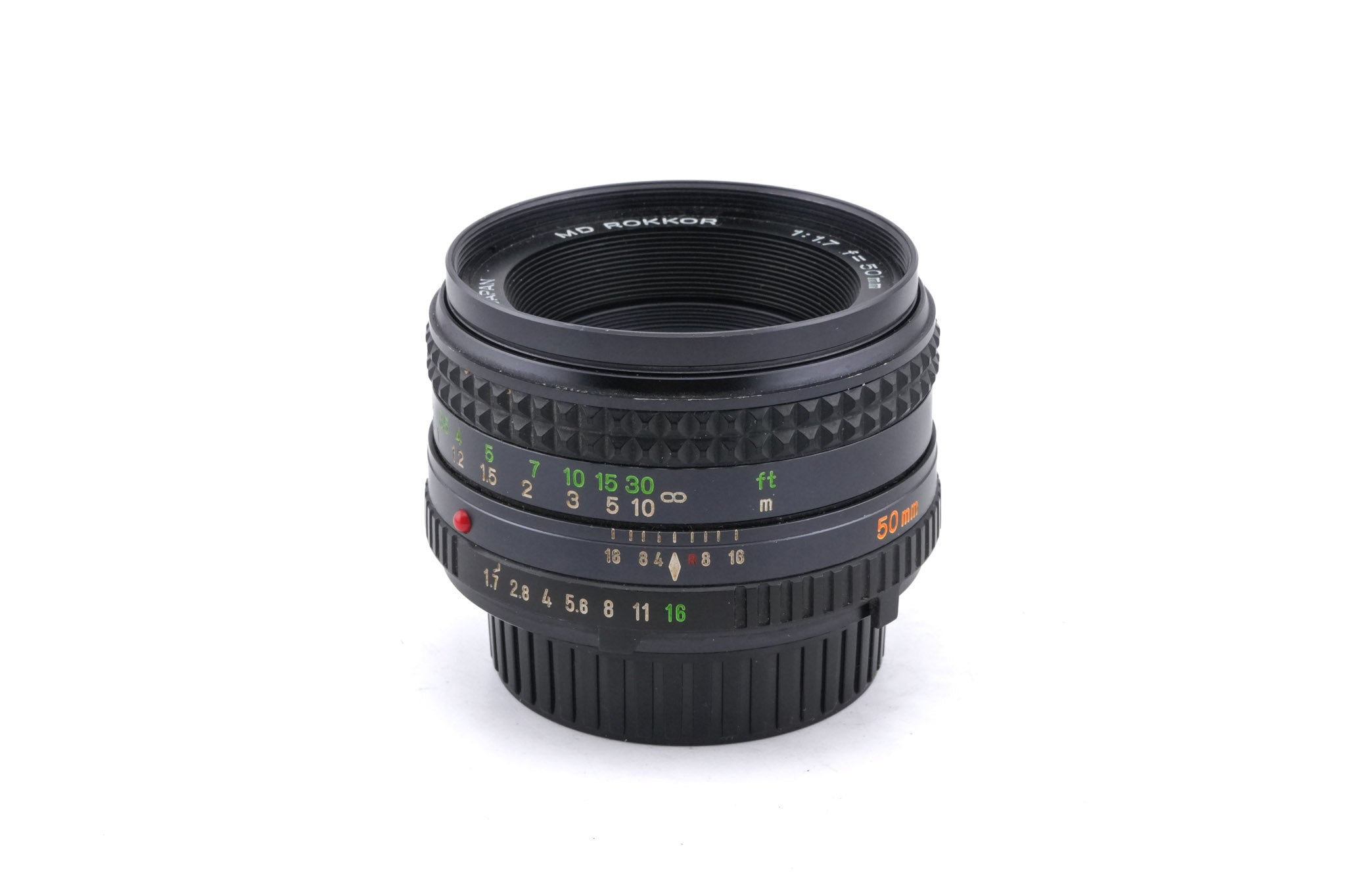 Minolta 50mm f1.7 MD Rokkor