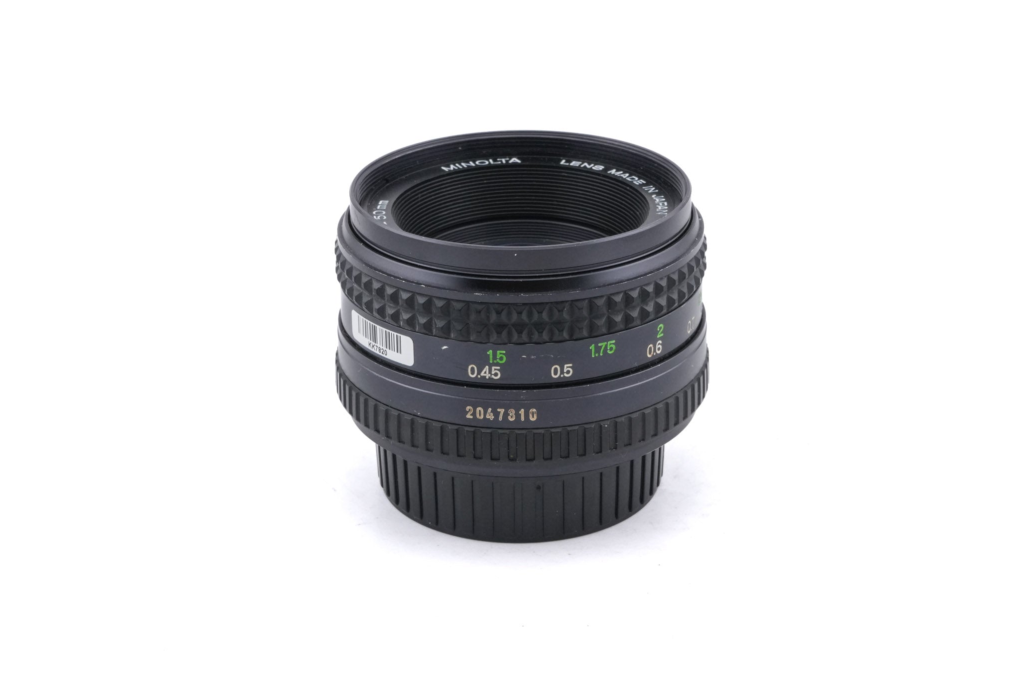Minolta 50mm f1.7 MD Rokkor
