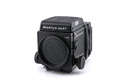 Mamiya RB67 Pro SD + Waist Level Finder + 120 6x7 Pro-SD Roll Film Holder