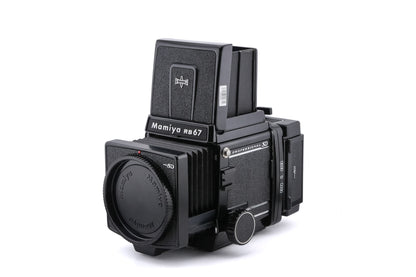 Mamiya RB67 Pro SD + Waist Level Finder + 120 6x7 Pro-SD Roll Film Holder