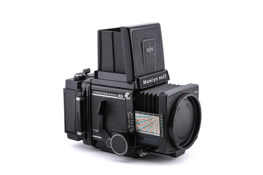 Mamiya RB67 Pro SD + Waist Level Finder + 120 6x7 Pro-SD Roll Film Holder