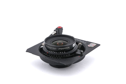 Schneider-Kreuznach 35mm f5.6 Apo-Digitar XL (Shutter) + 99 x 96 mm Technika Recessed Lens Board (Copal #0)