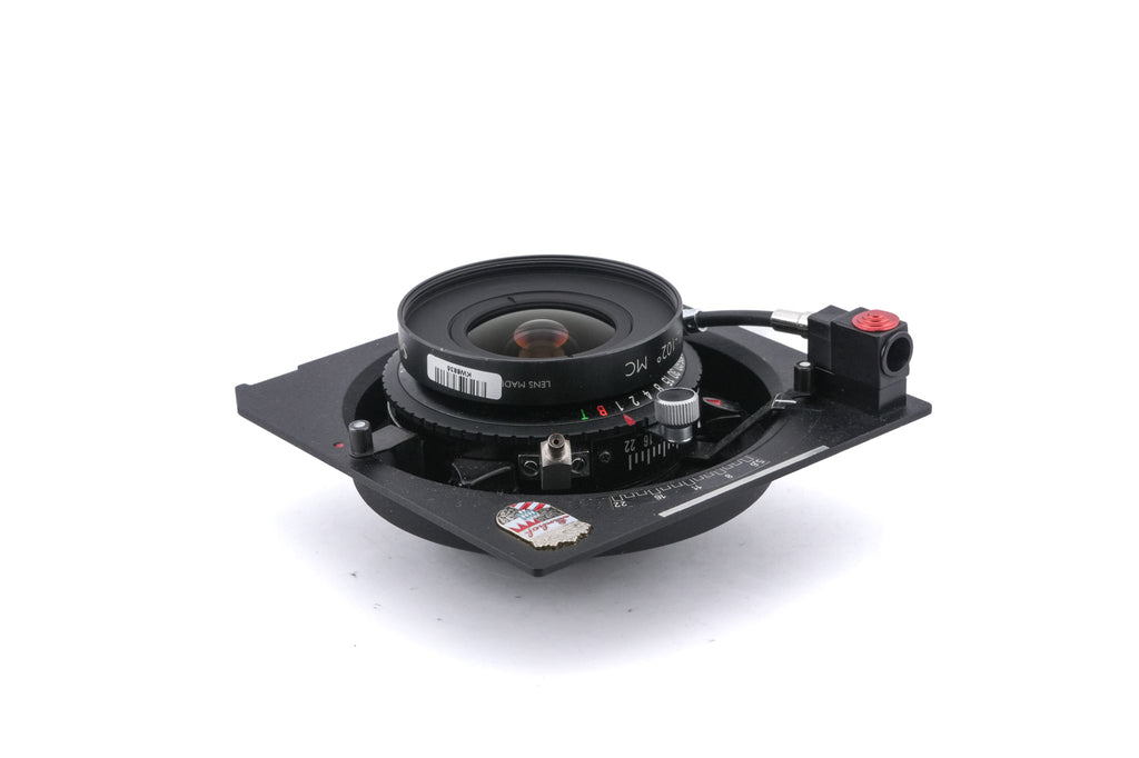 Schneider-Kreuznach 35mm f5.6 Apo-Digitar XL (Shutter) + 99 x 96 mm Technika Recessed Lens Board (Compur #00)