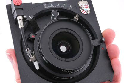 Schneider-Kreuznach 35mm f5.6 Apo-Digitar XL (Shutter) + 99 x 96 mm Technika Recessed Lens Board (Copal #0)