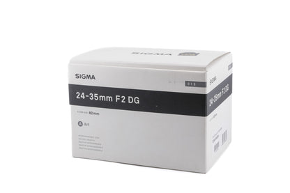 Sigma 24-35mm f2 DG HSM Art