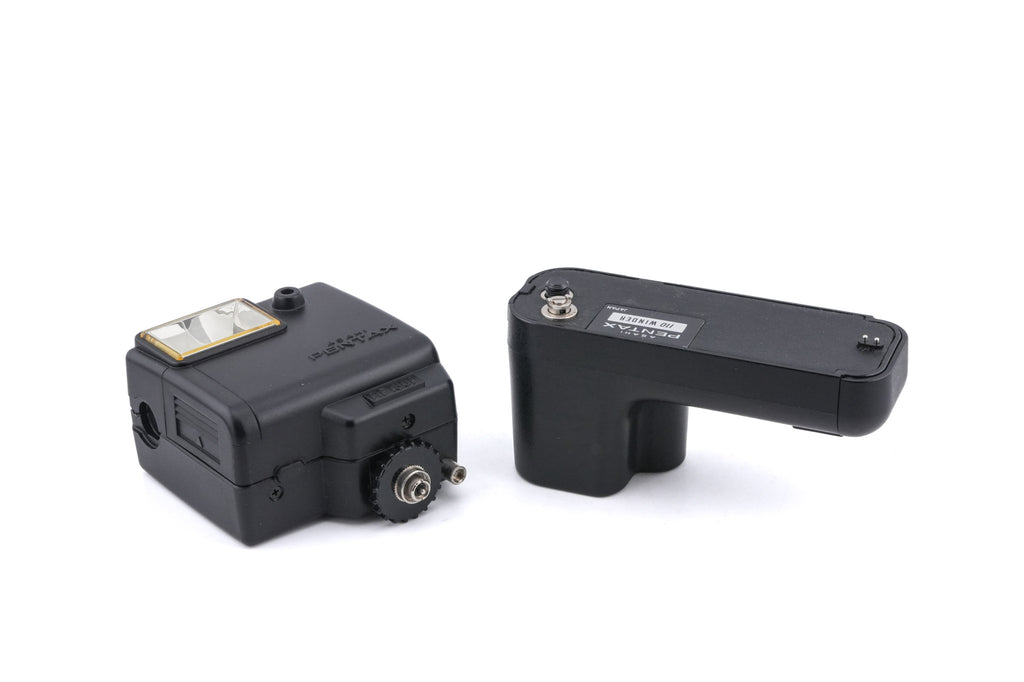 Pentax Auto 110 + AF130P Flash + 110 Winder