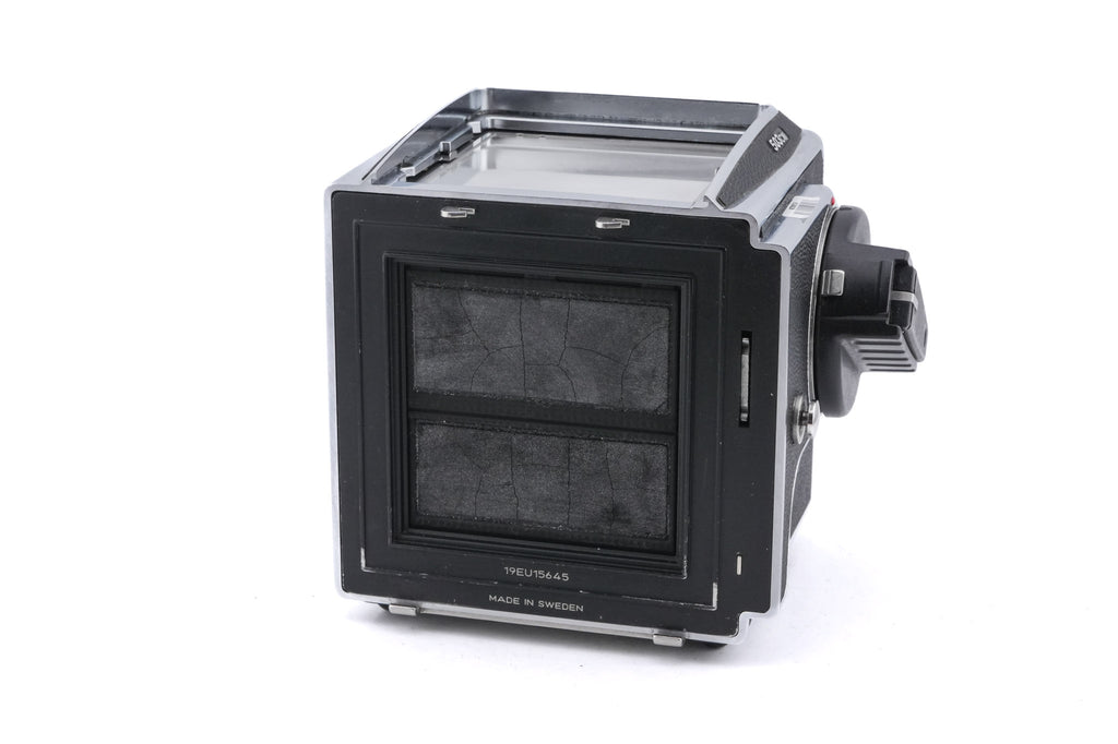 Hasselblad 503CW (Silver, 10243) + Waist Level Finder (New / Chrome, 42315) + A12N Film Magazine + Acute Matte D Standard Focusing Screen (42204) + 80mm f2.8 Planar T* CF (20029)
