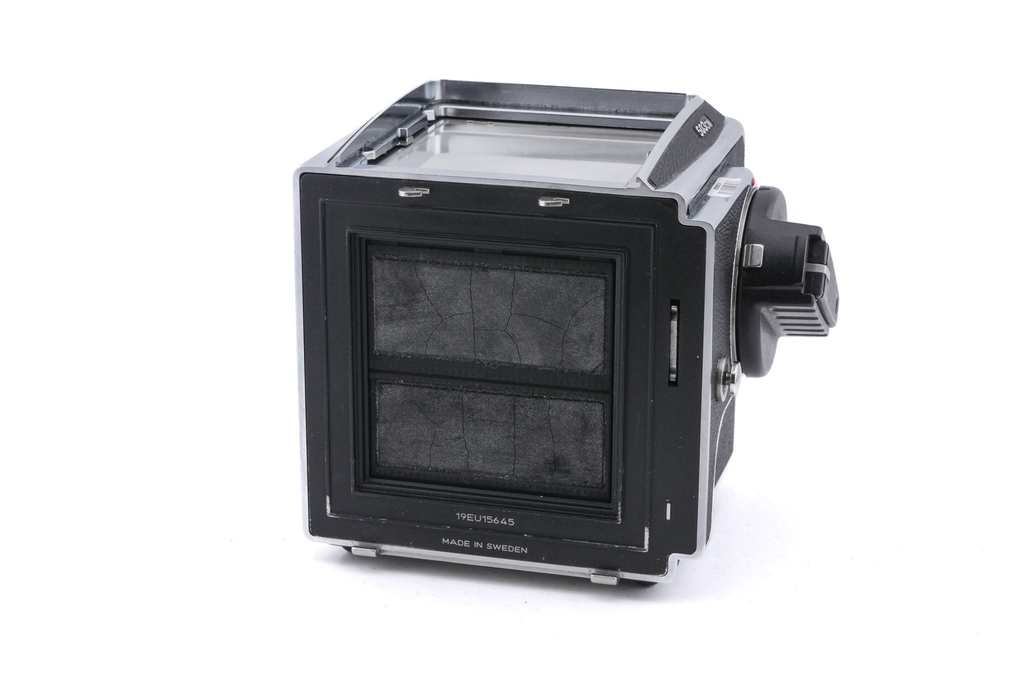 Hasselblad 503CW (Silver, 10243) + Waist Level Finder (New / Chrome, 42315) + A12N Film Magazine + Acute Matte D Standard Focusing Screen (42204) + 80mm f2.8 Planar T* CF (20029)