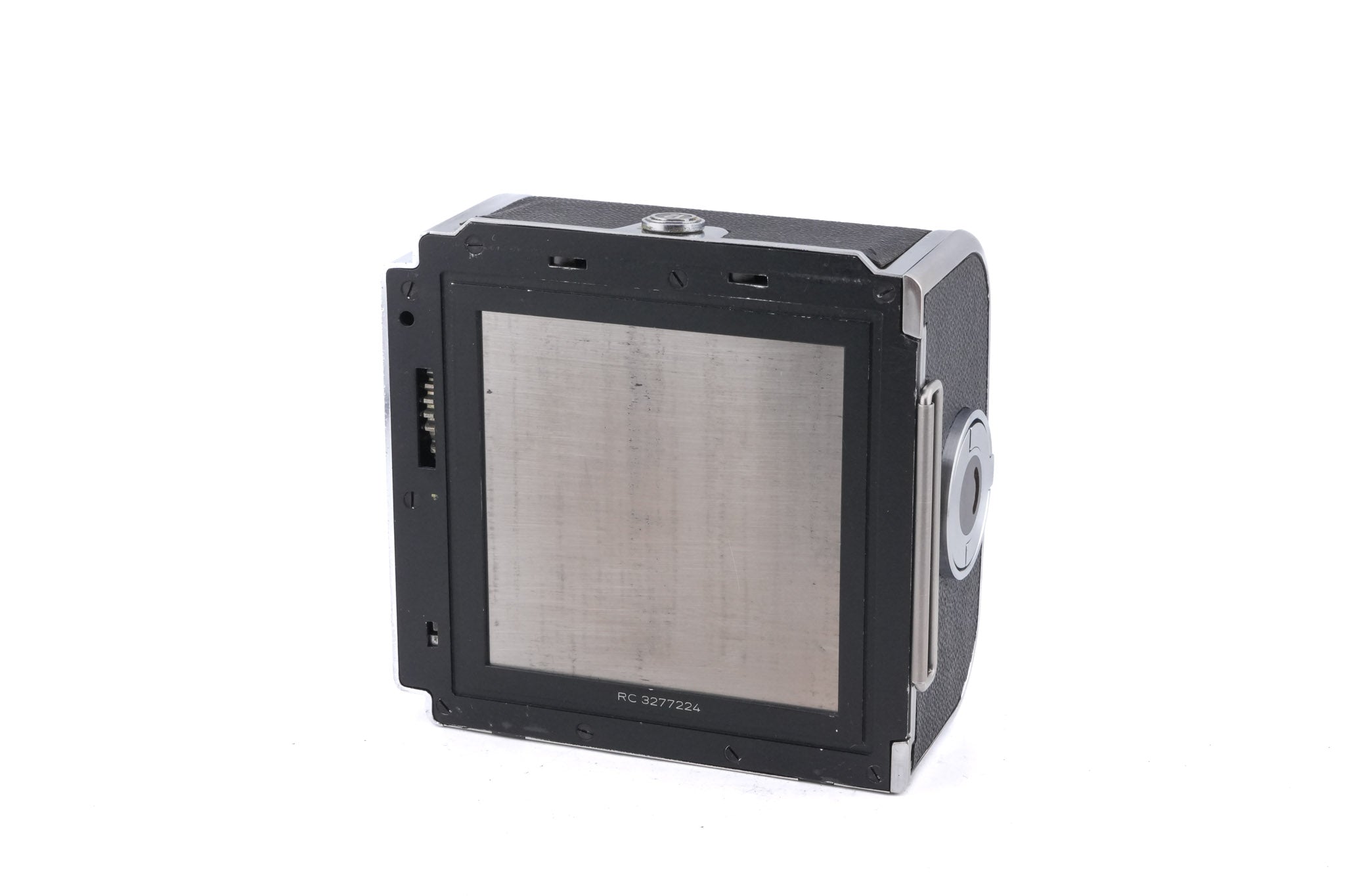 Hasselblad 503CW (Silver, 10243) + Waist Level Finder (New / Chrome, 42315) + A12N Film Magazine + Acute Matte D Standard Focusing Screen (42204) + 80mm f2.8 Planar T* CF (20029)