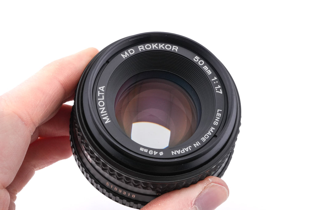 Minolta 50mm f1.7 MD Rokkor